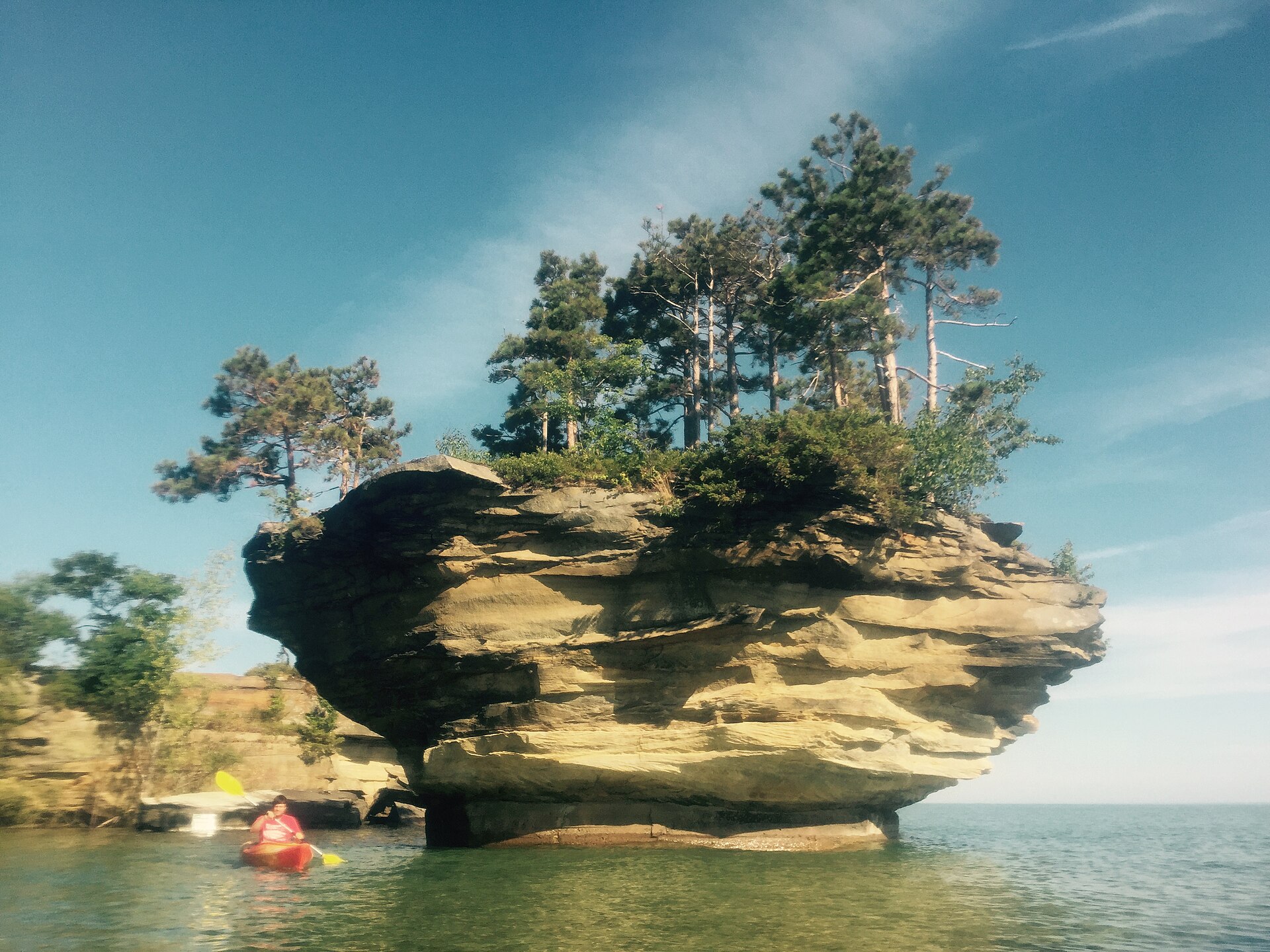 Turnip Rock near Port Austin